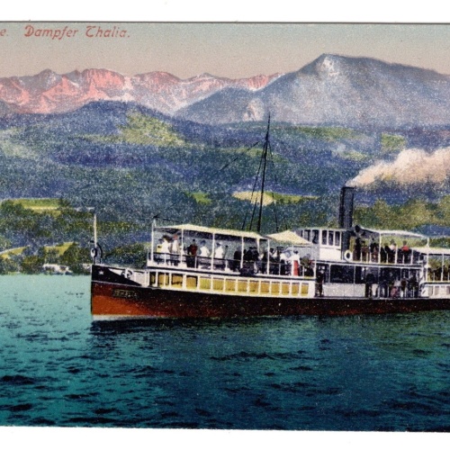AK, Wörthersee, Dampfer Thalia, Kärnten, Ansichtskarte (S6493)