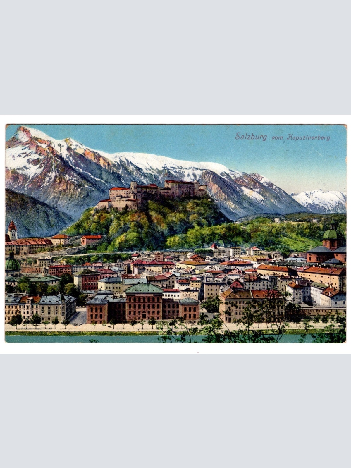 AK, Salzburg vom Kapuzinerberg, Ansichtskarte (S6550)