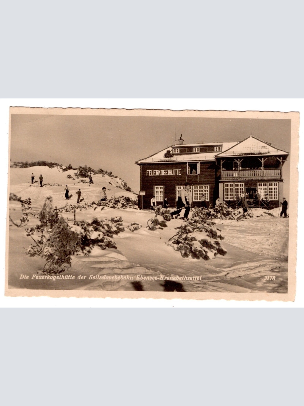 AK, Feuerkogelhütte, Ebensee, Oberösterreich, Ansichtskarte (S6563)