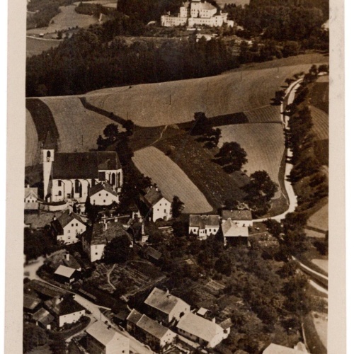 AK, Fliegeraufnahme, Kefermarkt, Schloss, Oberösterreich, Ansichtskarte (S6567)