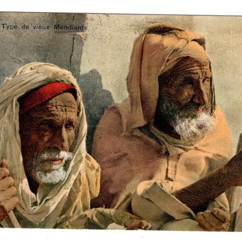 AK, Type de vieux Mendiants, Ansichtskarte (S6605)