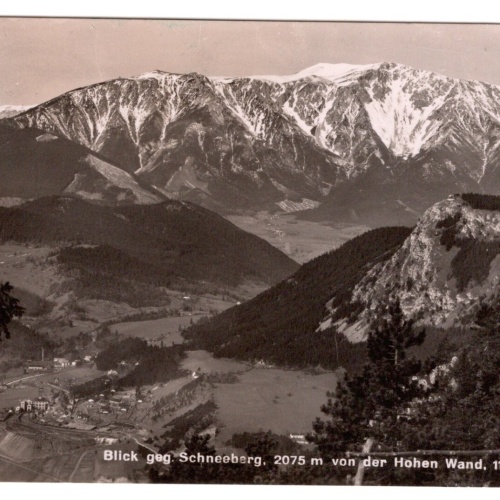 AK, Schneeberg, Hohe Wand, Niederösterreich, Ansichtskarte (S6624)