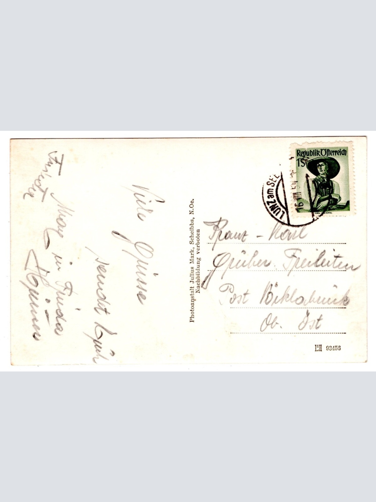 AK, Lunzersee, Scheiblingstein, Niederösterreich, Ansichtskarte (S6626)