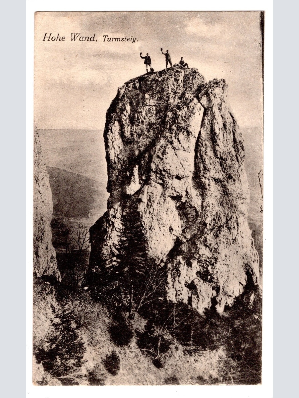 AK, Hohe Wand, Turmsteig, Niederösterreich, Ansichtskarte (S6627)