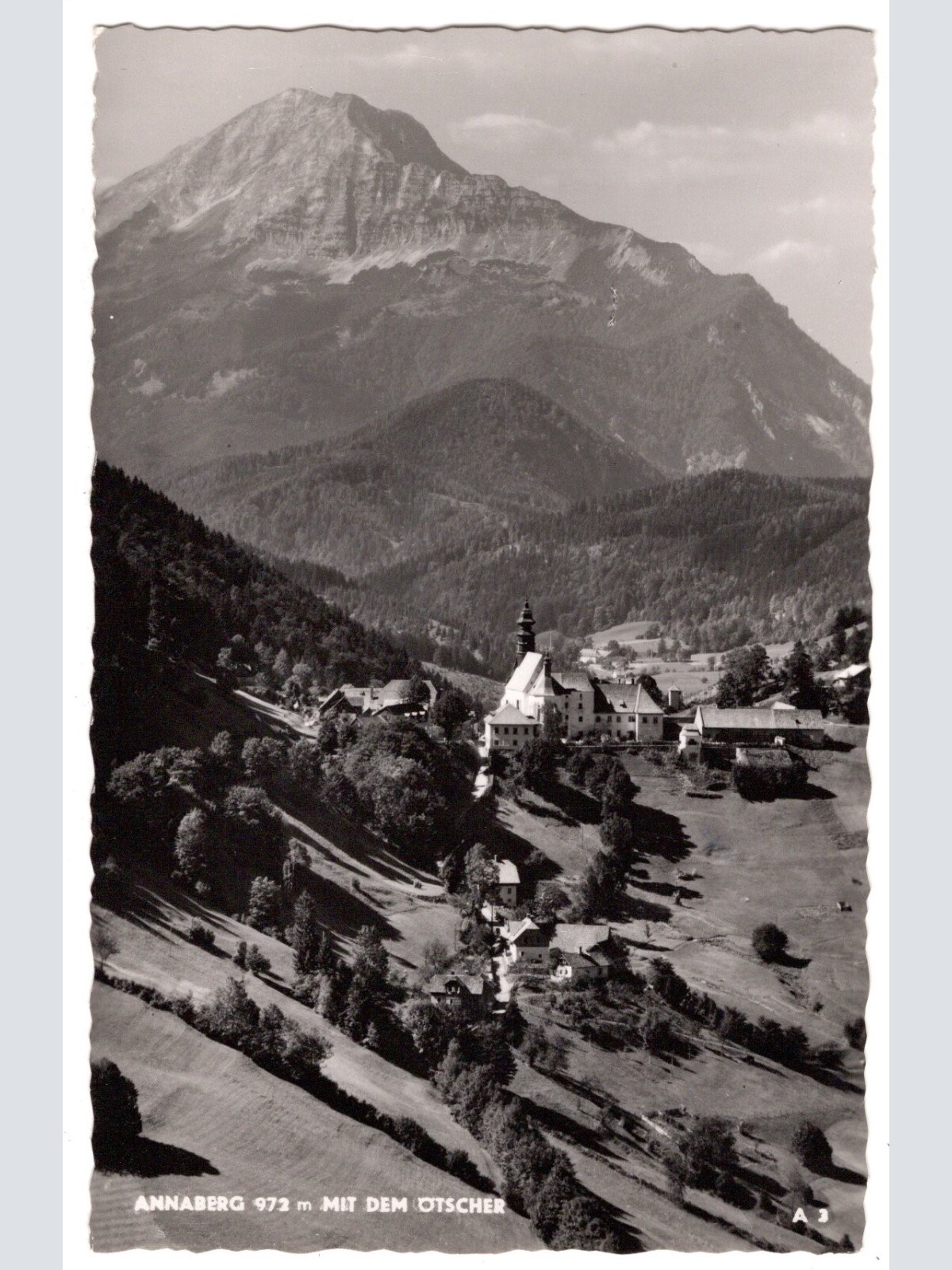 AK, Annaberg mit dem Ötscher, Niederösterreich, Ansichtskarte (S6655)