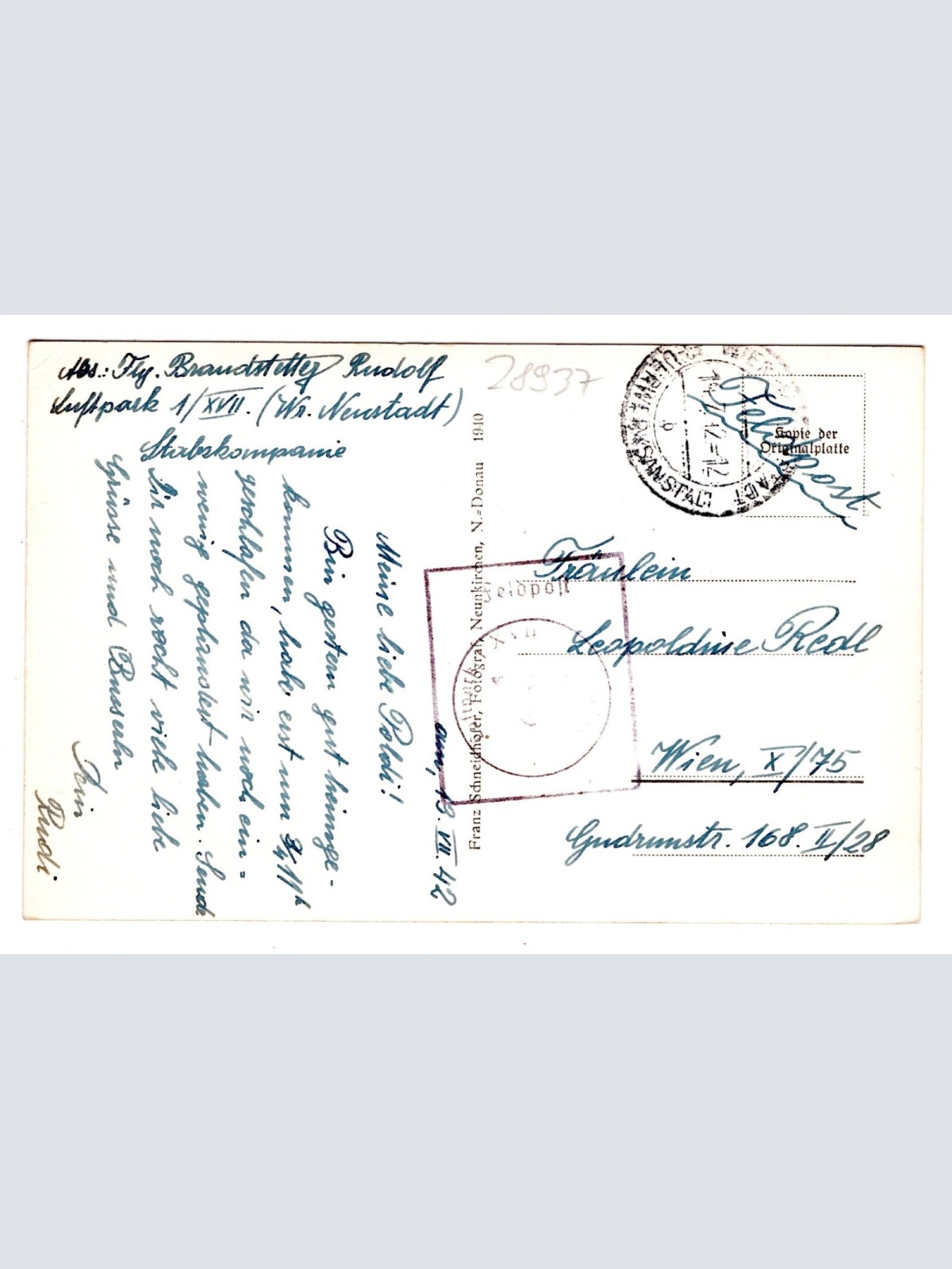 AK, Edlach gegen die Rax, Niederösterreich, Ansichtskarte (S6656)