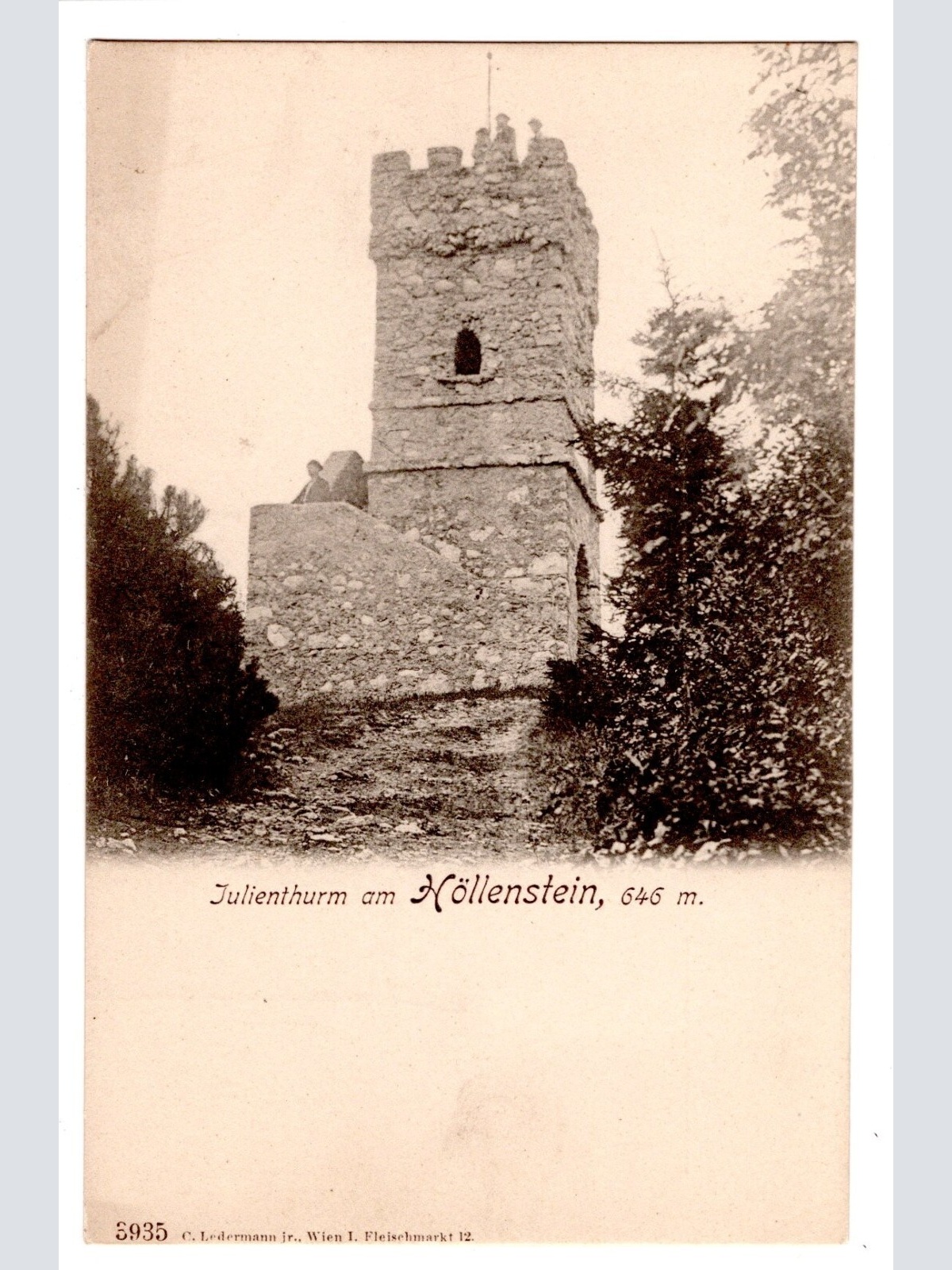 AK, Julienthurm am Höllenstein, Niederösterreich, Ansichtskarte (S6675)