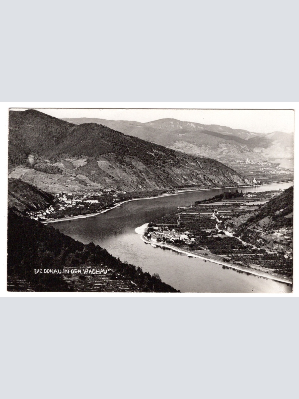 AK, die Donau in der Wachau, Niederösterreich, Ansichtskarte (S6745)