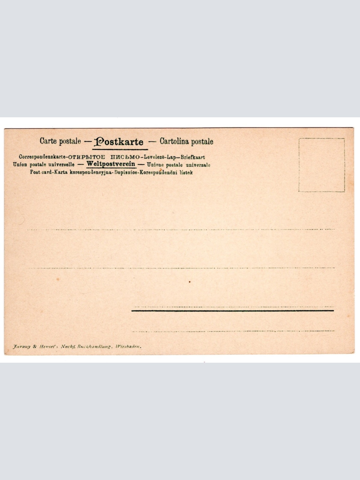 AK, Wiesbaden, Hessen, Ansichtskarte (S6760)