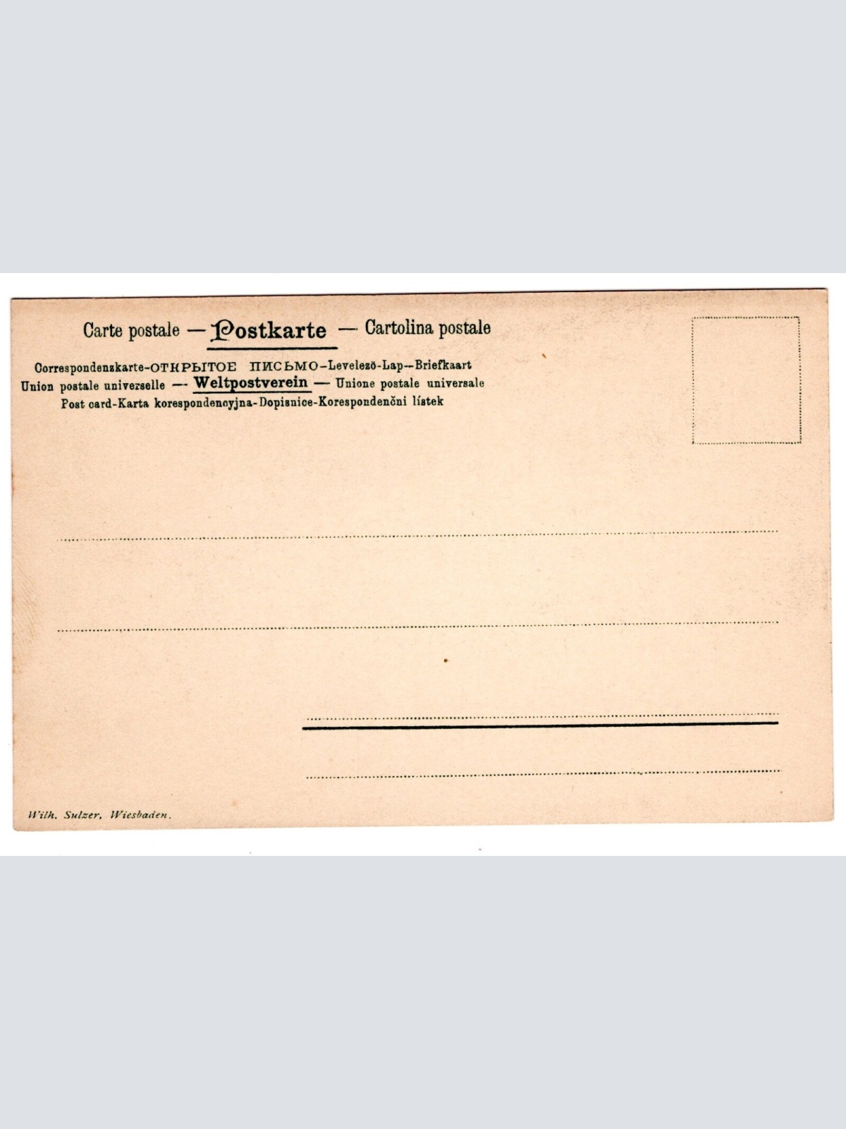 AK, Wiesbaden, Hessen, Ansichtskarte (S6762)