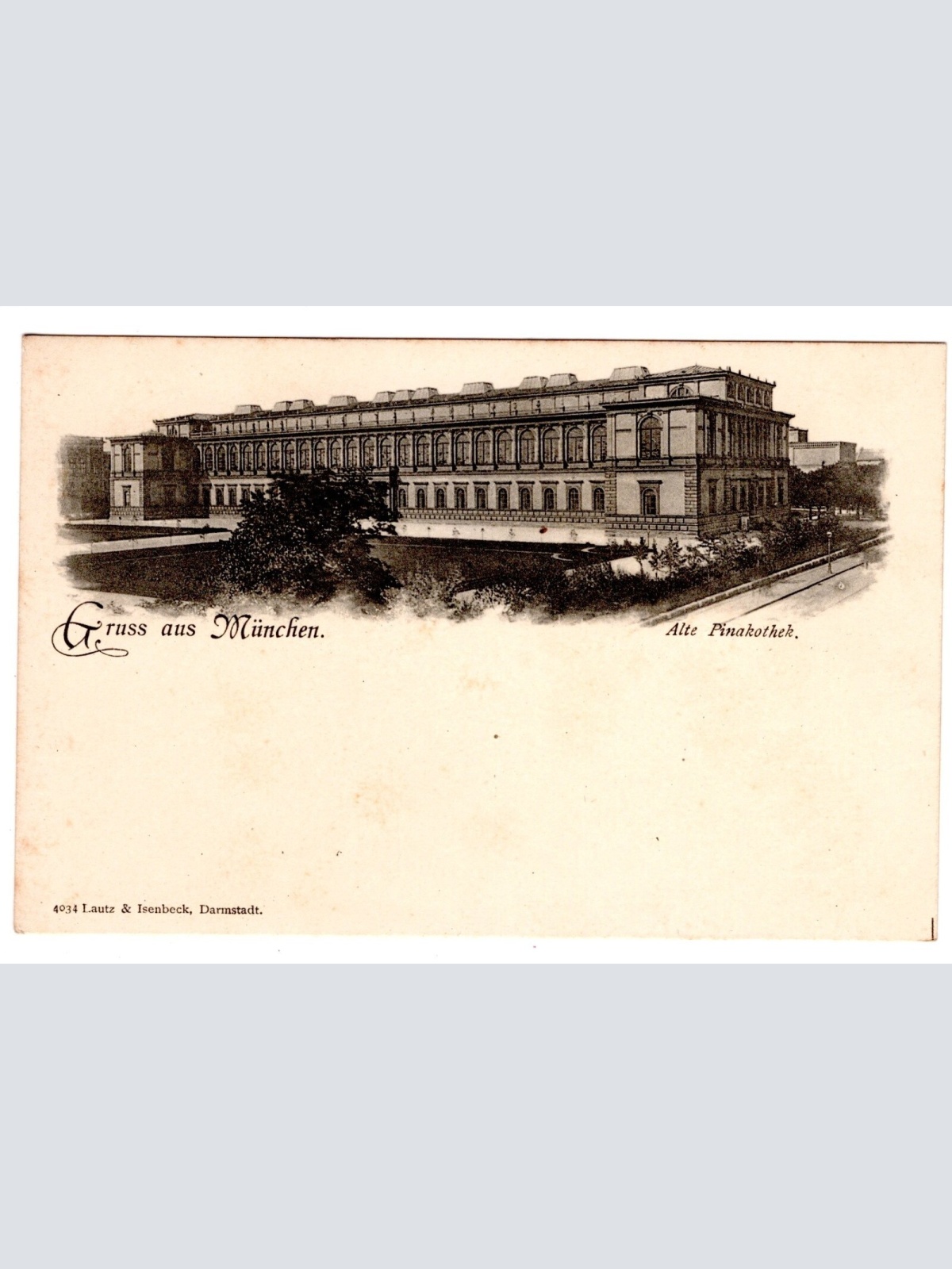 AK, München, Alte Pinakothek, Bayern, Ansichtskarte (S6763)