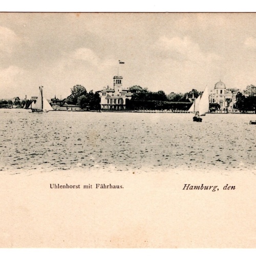 AK, Hamburg, Uhlenhorst mit Fährhaus, Ansichtskarte (S6774)
