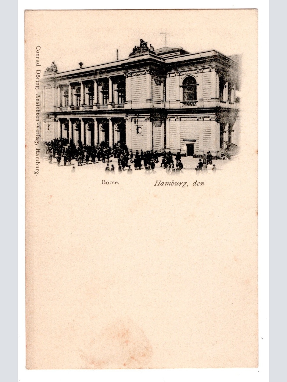 AK, Hamburg, Börse, Ansichtskarte (S6775)