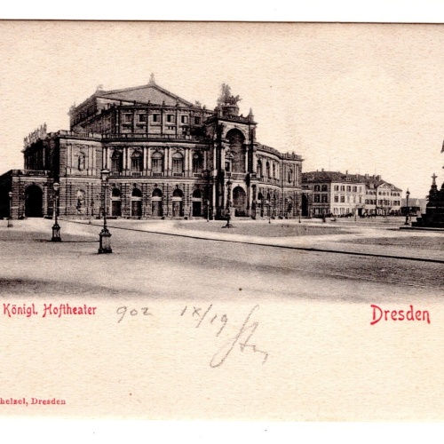 AK, Königl. Hoftheater, Dresden, Sachsen, Ansichtskarte (S6776)