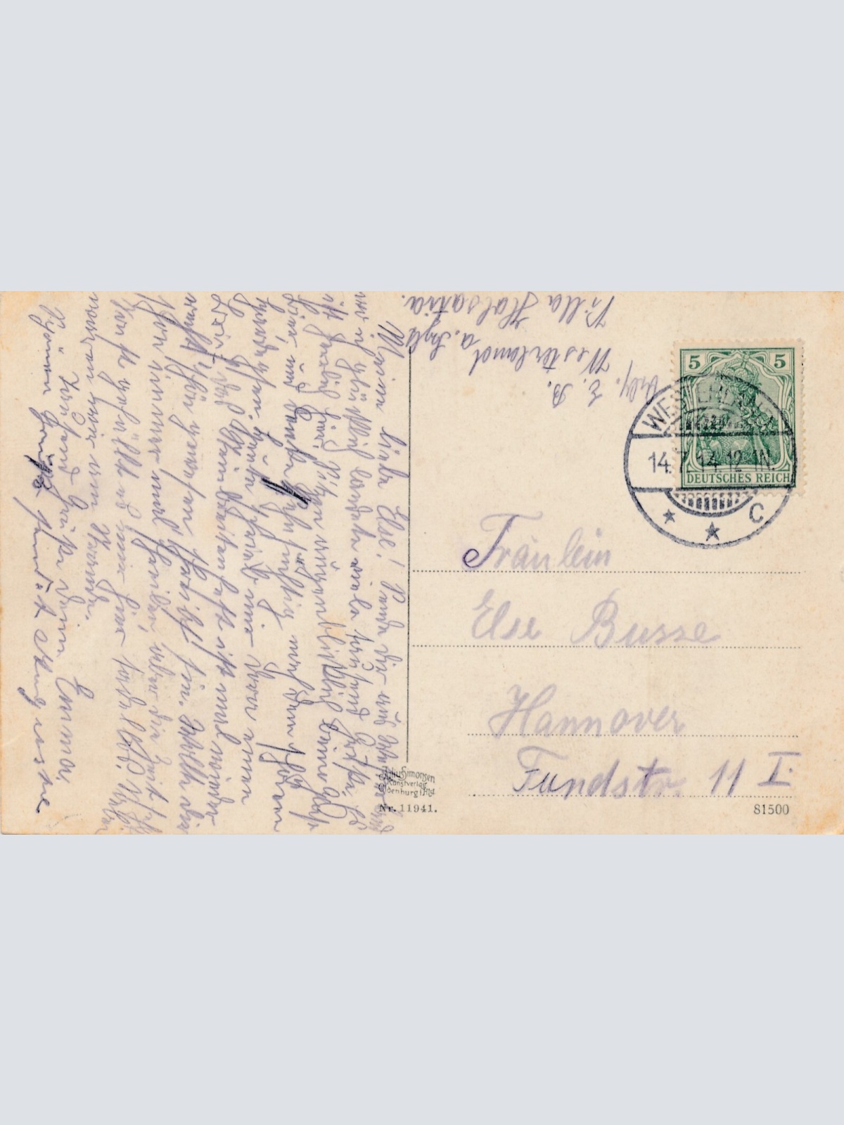 AK aus Keitum a. Sylt Friesenhaus Schleswig - Holstein Ansichtskarte (14387)