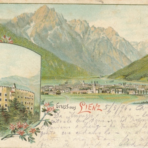 Litho - Karte gruss aus Lienz Tirol Ansichtskarte (14386)