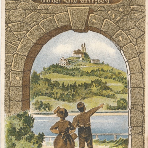 Reklame Karte Linzer Schnitten aus Linz Oberösterreich Ansichtskarte (14404)