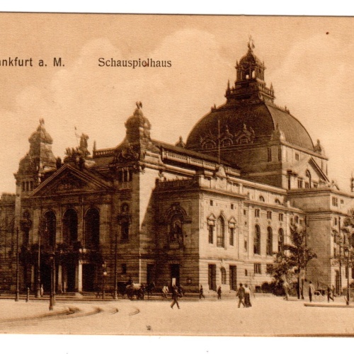AK, Frankfurt am Main, Schauspielhaus, Hessen, Ansichtskarte (S6796)