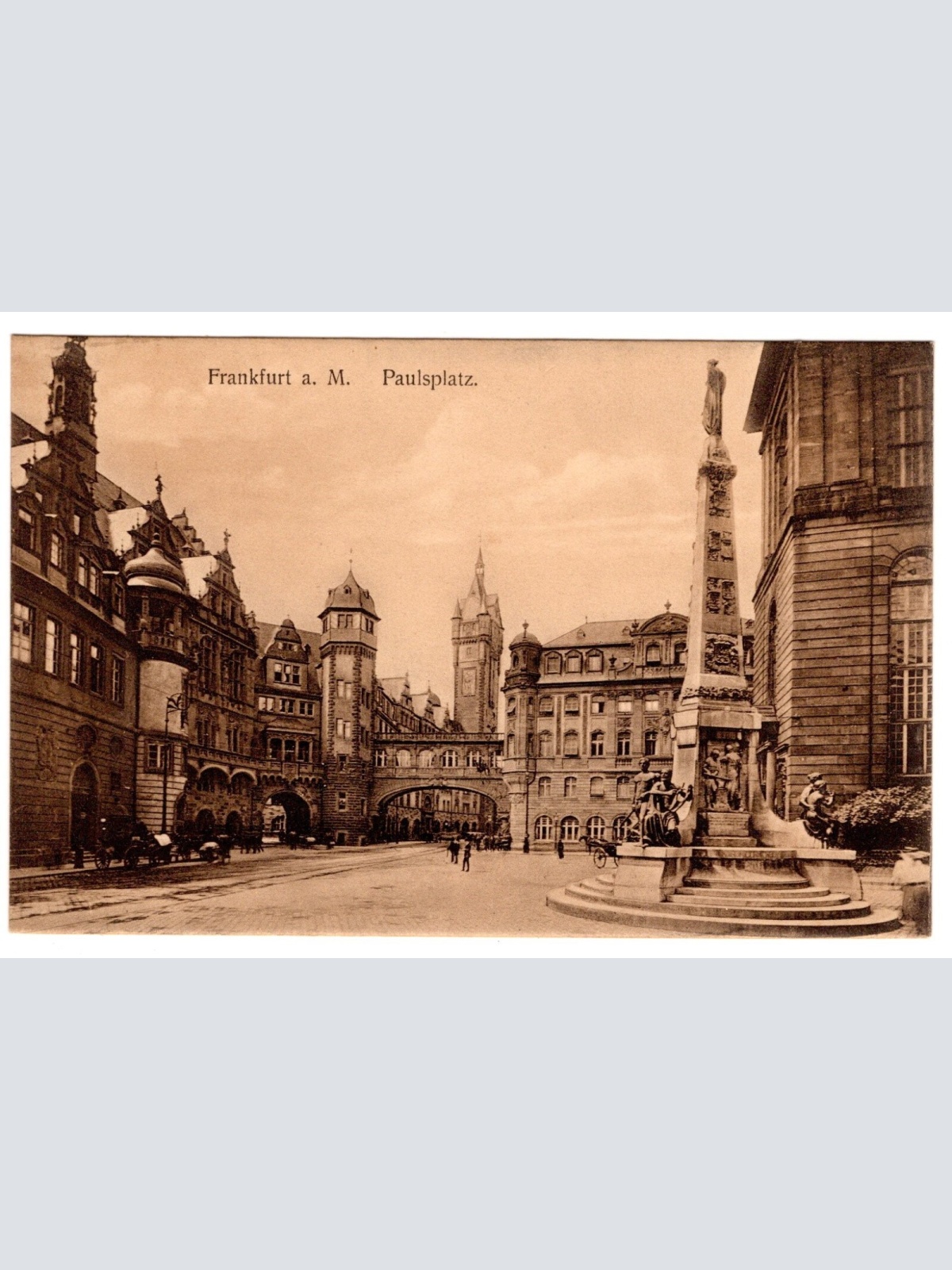AK, Frankfurt am Main, Paulsplatz, Hessen, Ansichtskarte (S6798)