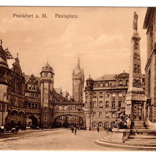 AK, Frankfurt am Main, Paulsplatz, Hessen, Ansichtskarte (S6798)