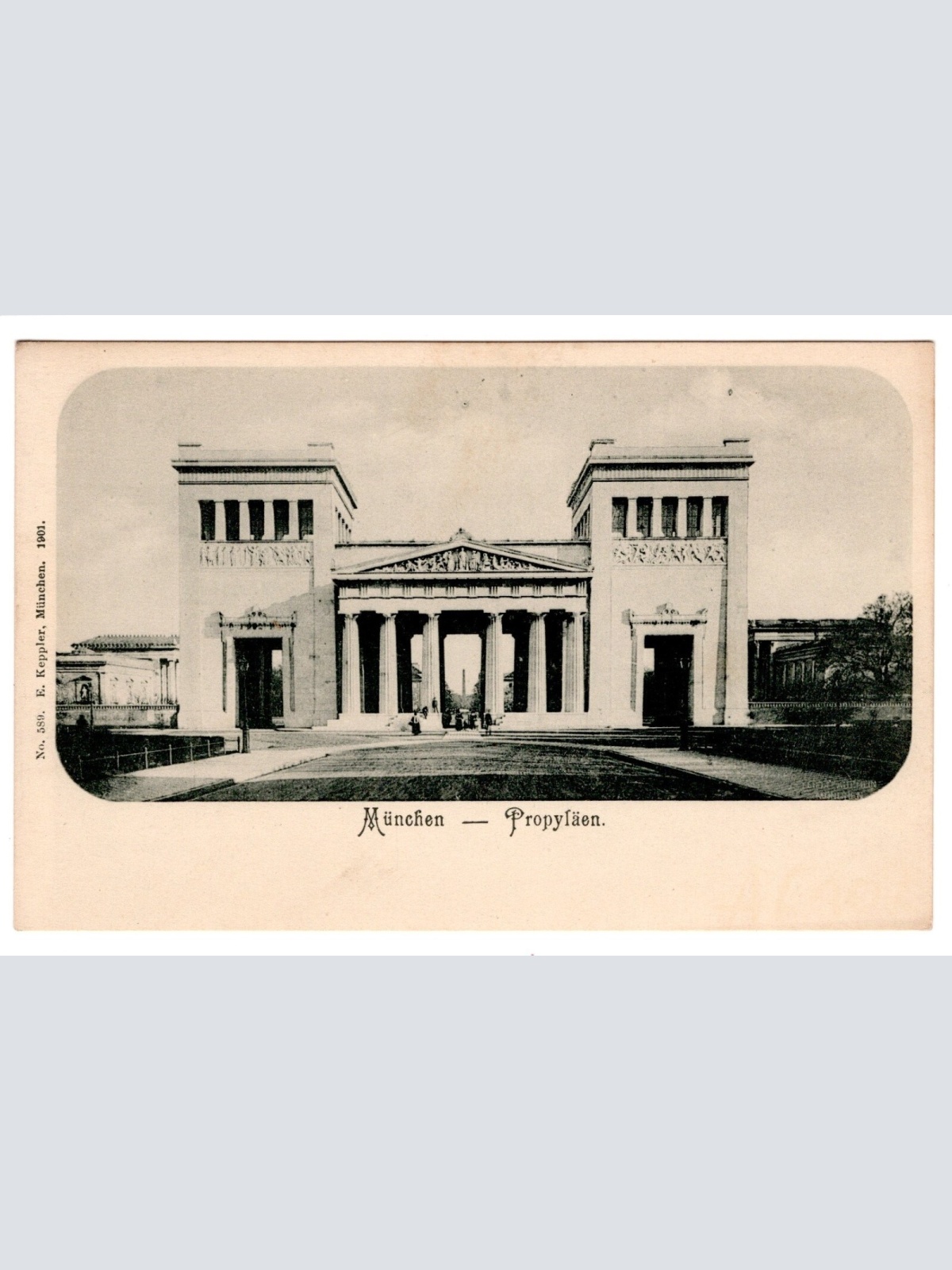 AK, München, Propyläen, Bayern, Ansichtskarte (S6801)