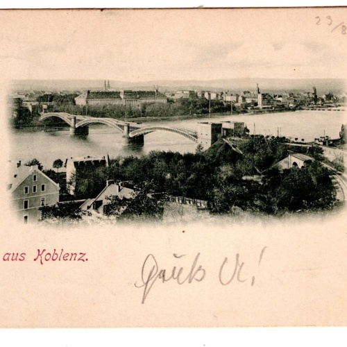 AK, Gruß aus Koblenz, Rheinland-Pfalz, Ansichtskarte (S6812)