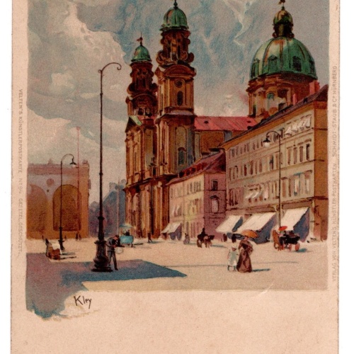AK, München, Theatinerkirche, Bayern, Ansichtskarte (S6819)