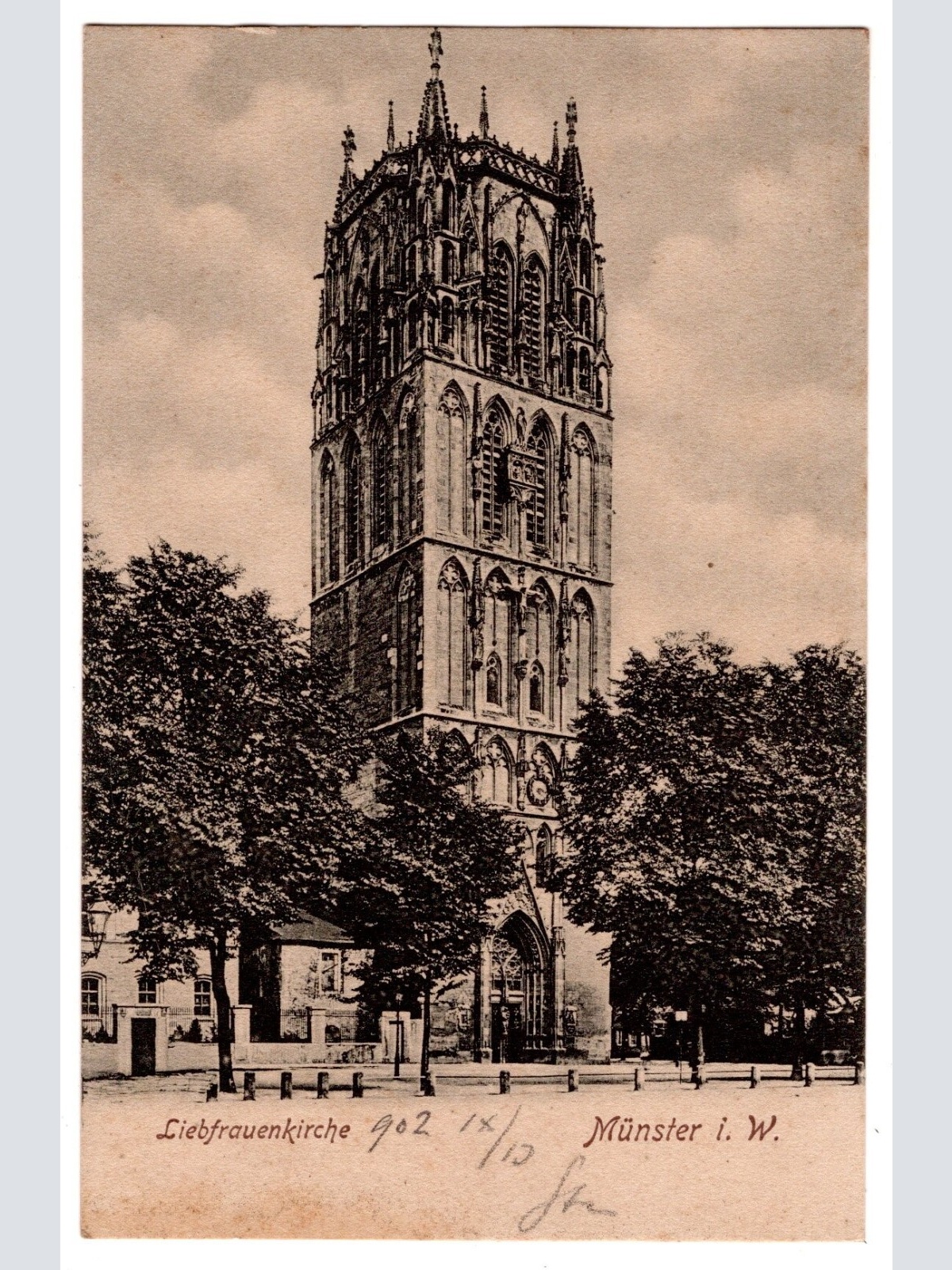 AK, Liebfrauenkirche, Münster i. W., Nordrhein-Westfalen, Ansichtskarte (S6833)