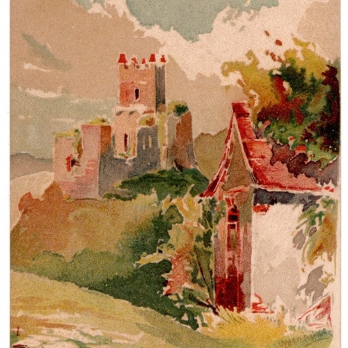 AK, Ruine Weitenegg Leiben, Niederösterreich, Ansichtskarte (S6843)