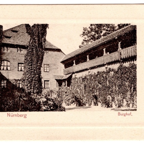 AK, Nürnberg, Burghof, Bayern, Ansichtskarte (S6862)