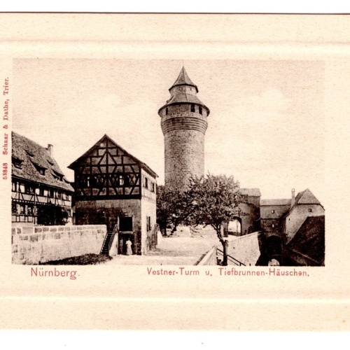 AK, Nürnberg, Vestner-Turm, Bayern, Ansichtskarte (S6864)