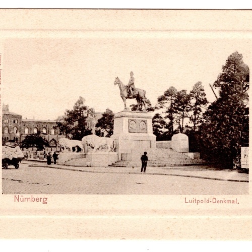 AK, Nürnberg, Luitpold-Denkmal, Bayern, Ansichtskarte (S6865)