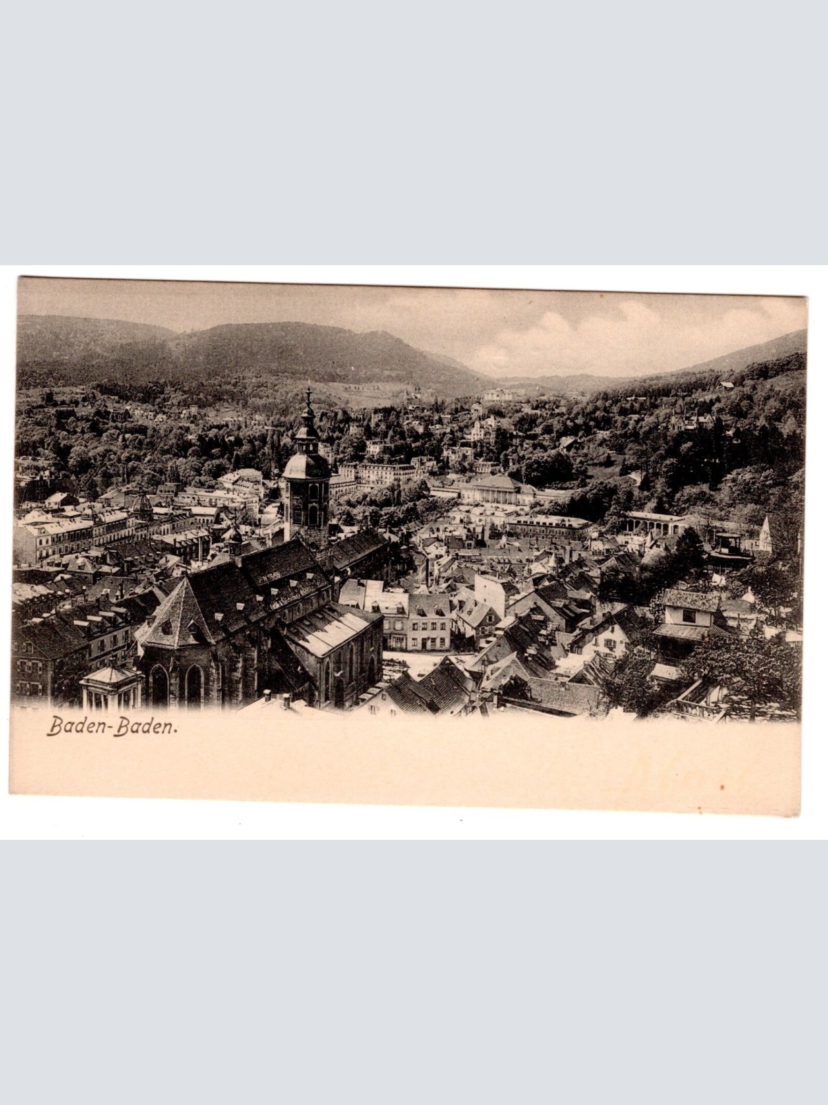 AK, Baden-Baden, Baden-Württemberg, Ansichtskarte (S6891)