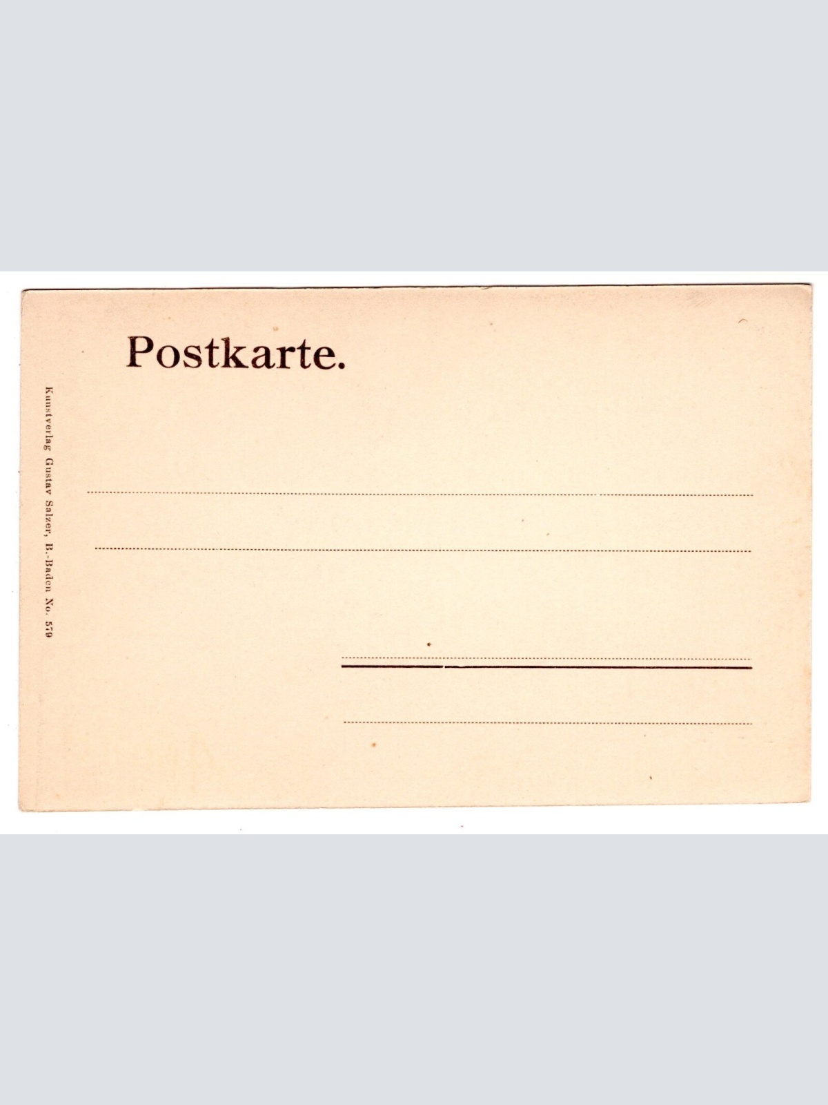 AK, Baden-Baden, Baden-Württemberg, Ansichtskarte (S6891)