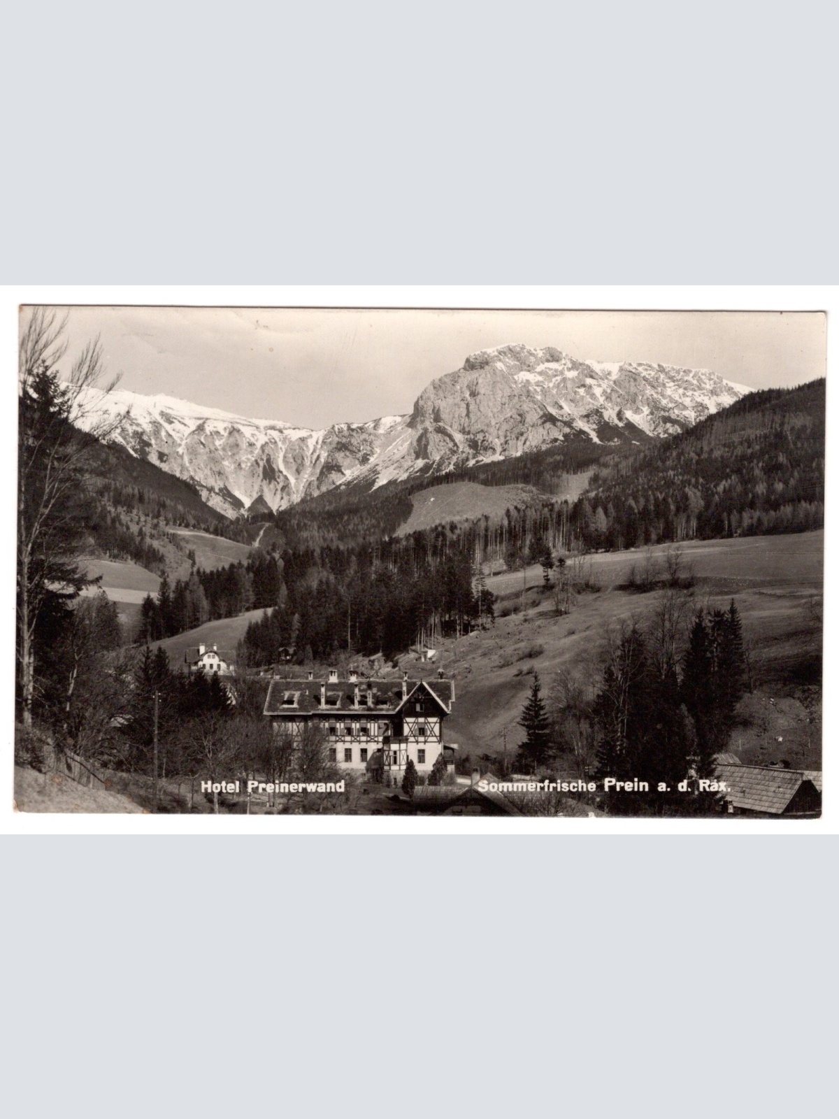 AK, Prein an der Rax, Hotel Preinerwand, Niederösterreich, Ansichtskarte (S6914)