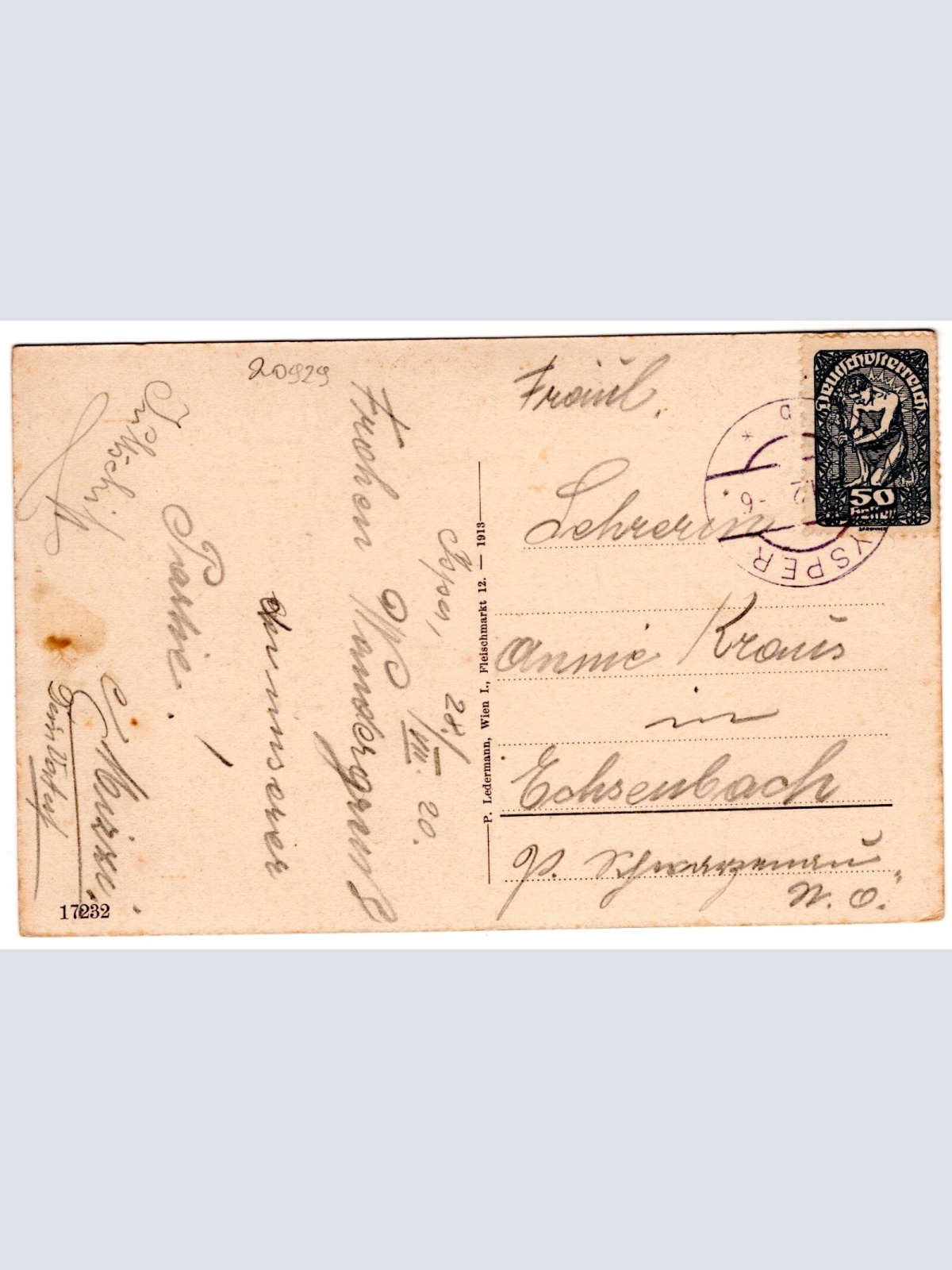 AK, Ysper-Klamm mit Brücke, Niederösterreich, Ansichtskarte (S6915)