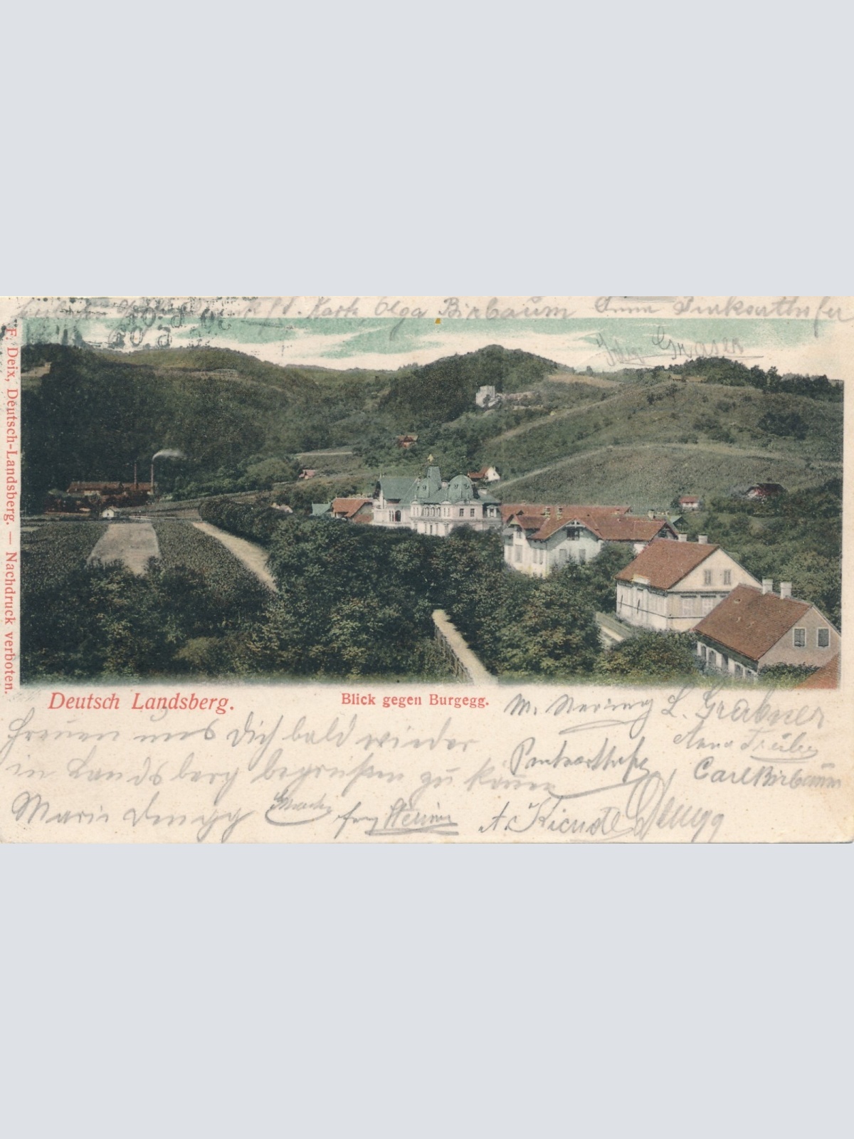 AK aus Deutsch Landsberg Steiermark Ansichtskarte (14455)