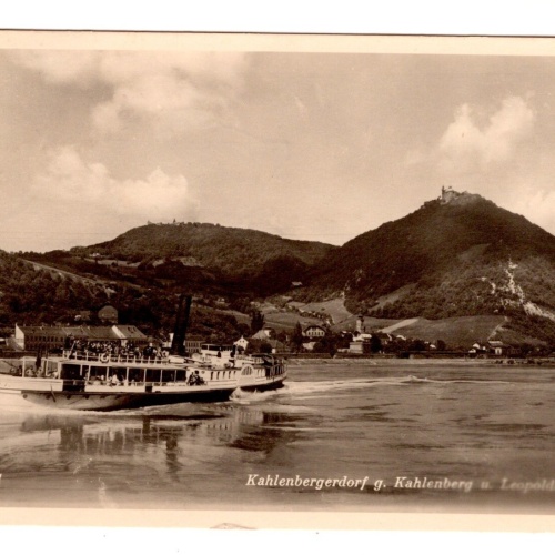 AK, Kahlenbergerdorf g. Kahlenberg u. Leopoldsberg, Wien, Ansichtskarte (S6955)