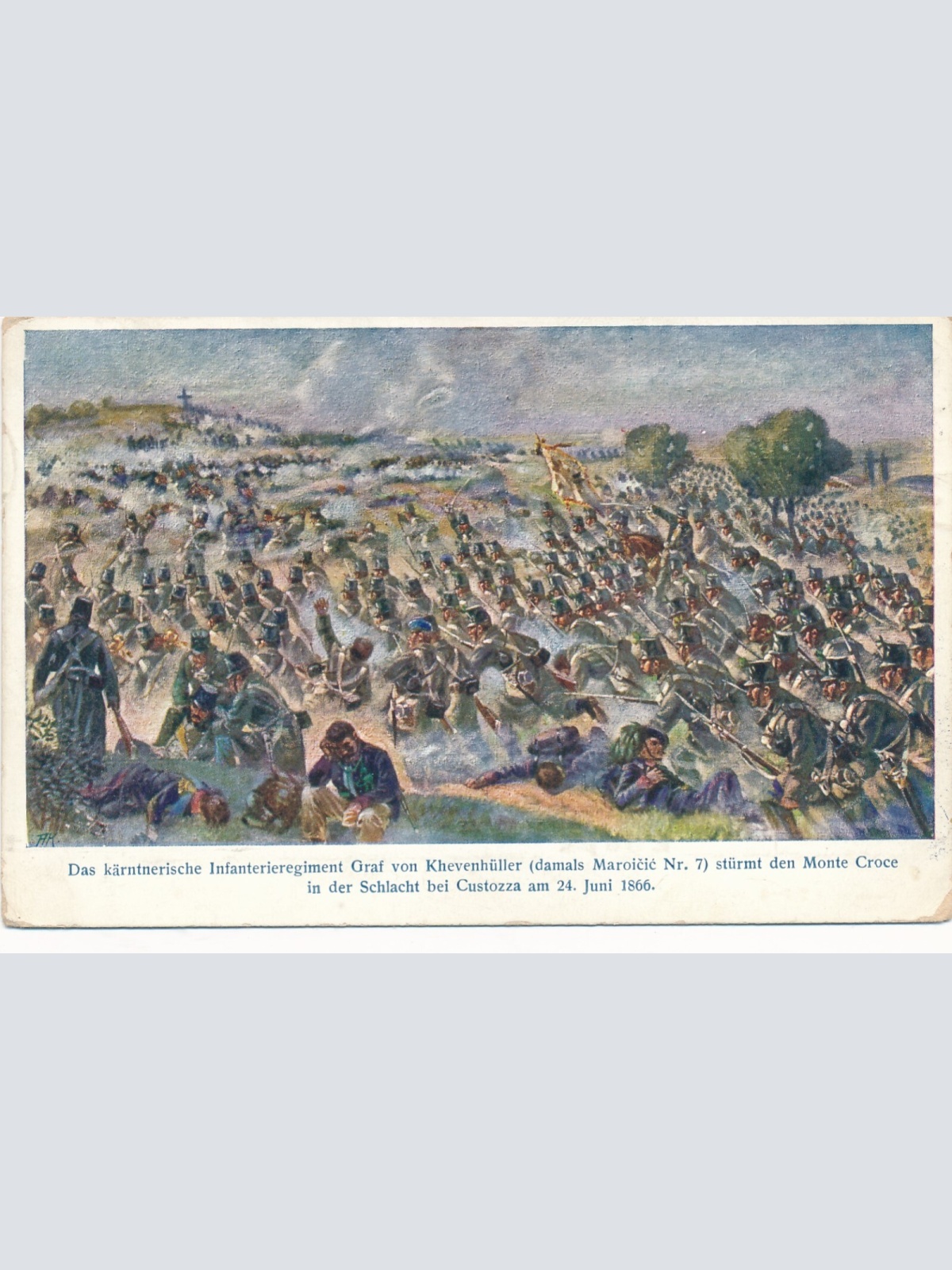 AK vom Kärntnerischen Infanterieregiment Ansichtskarte (14559)