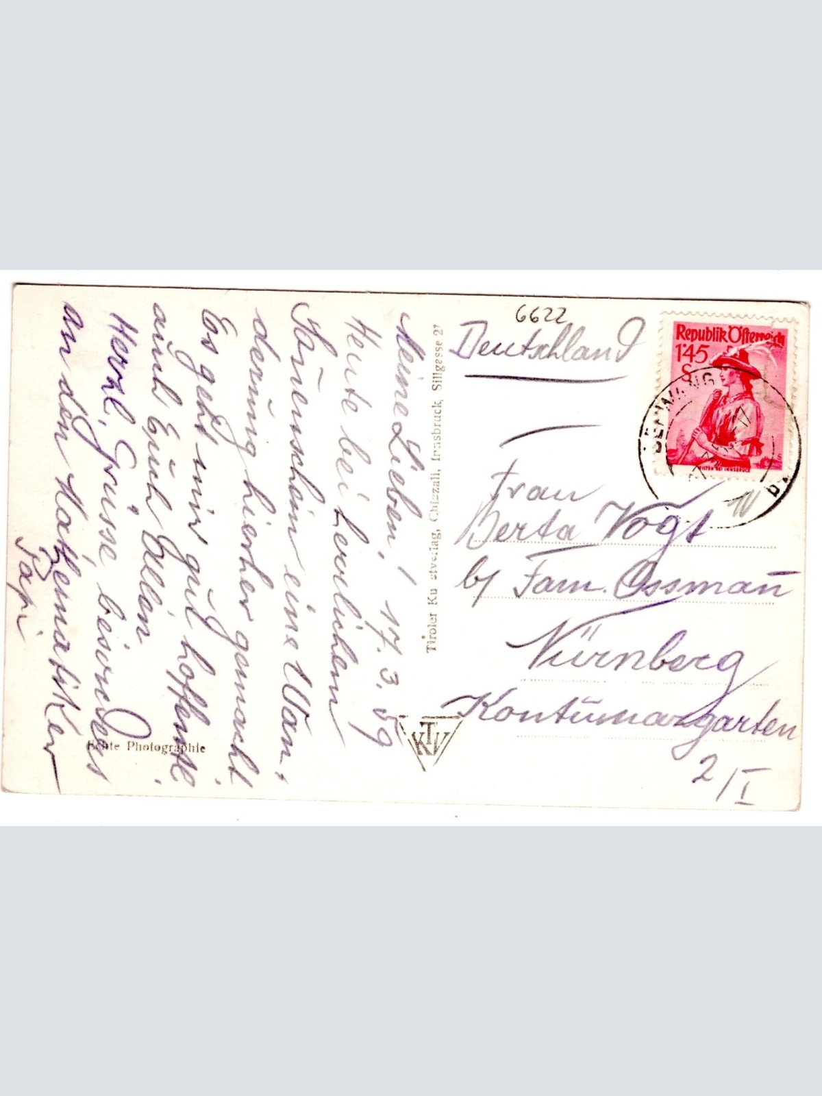 AK, Berwang in Tirol, mit Hönig, Ansichtskarte (S6965)