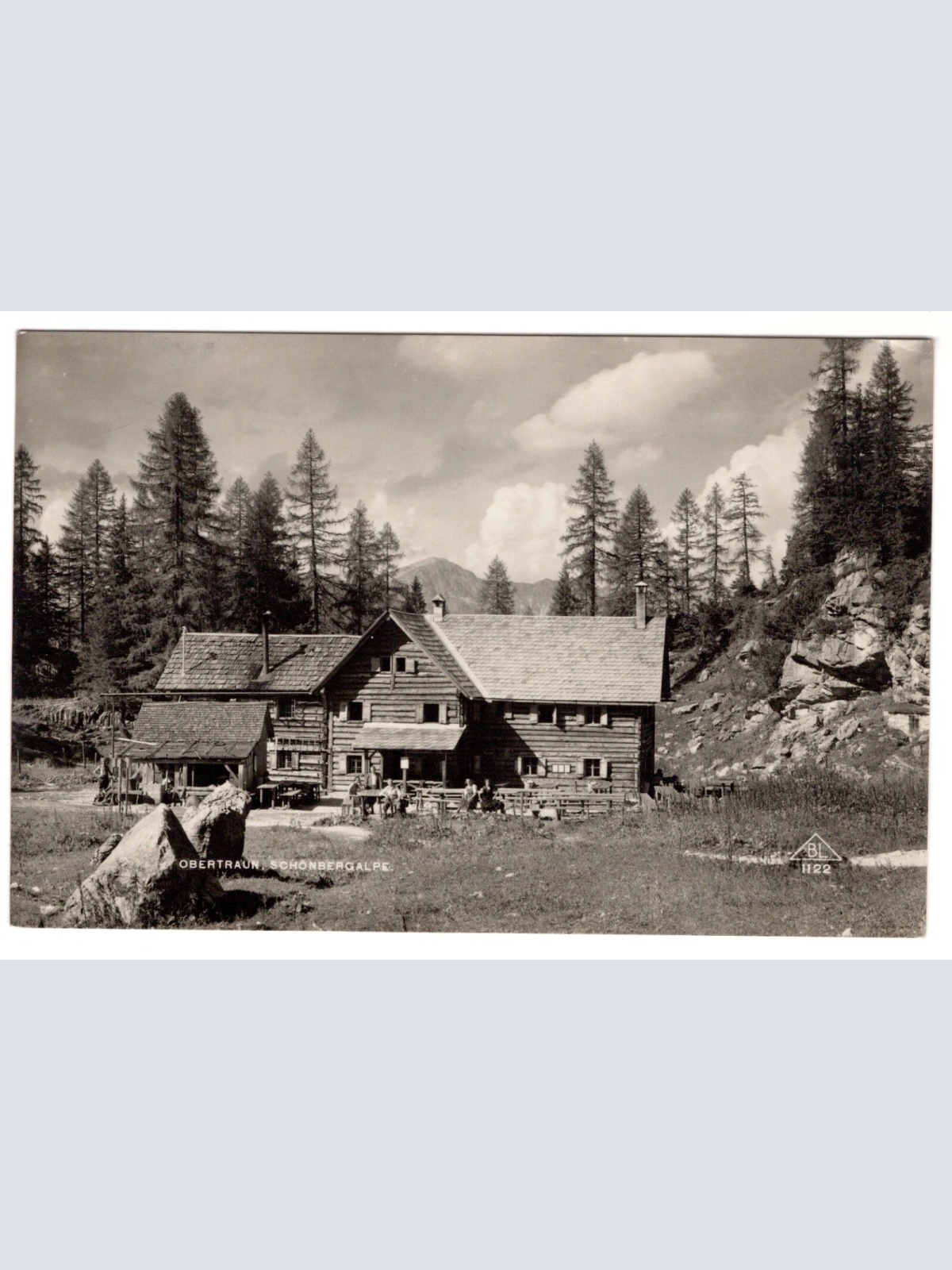 AK, Obertraun Schönbergalpe, Oberösterreich, Ansichtskarte (S6974)