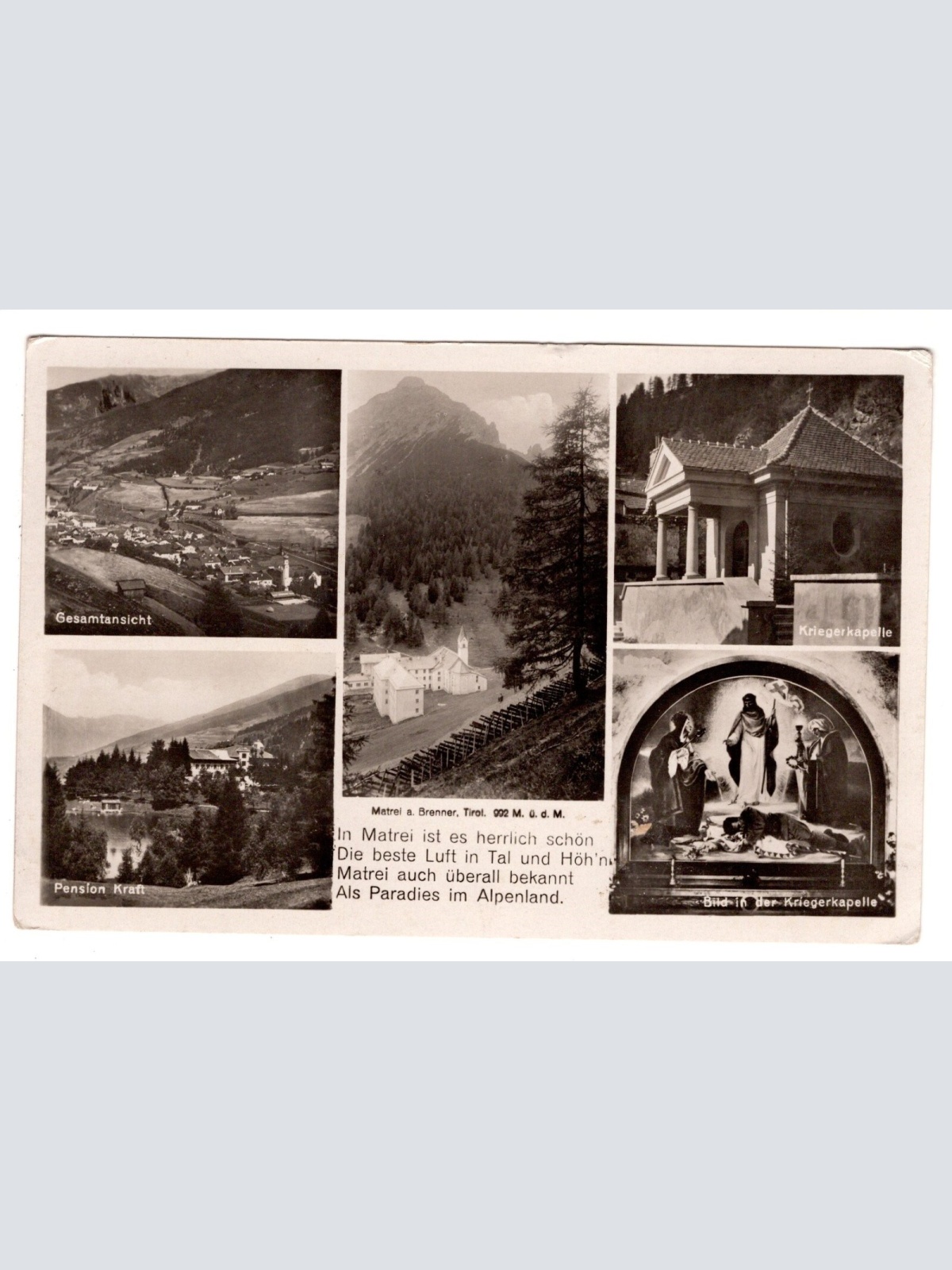 AK, Matrei am Brenner, Gesamtansicht, Tirol, Ansichtskarte (S6984)