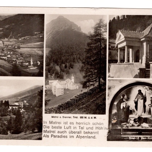 AK, Matrei am Brenner, Gesamtansicht, Tirol, Ansichtskarte (S6984)