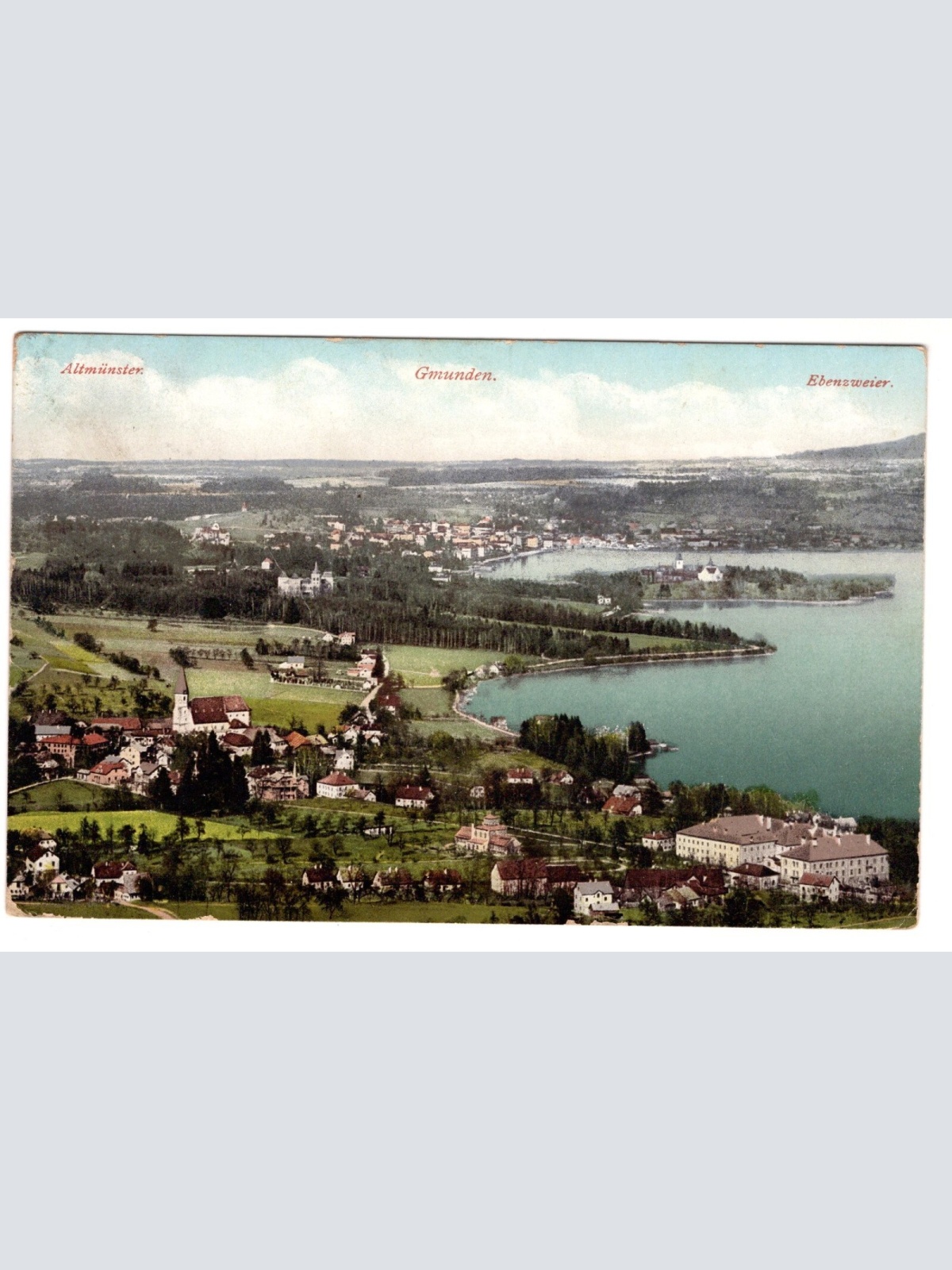 AK, Altmünster, Gmunden, Ebenzweier, Oberösterreich, Ansichtskarte (S6986)
