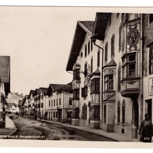 AK, Matrei am Brenner, Straßenansicht, Tirol, Ansichtskarte (S6996)