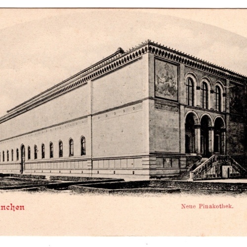 AK, München, neue Pinakothek, Bayern, Ansichtskarte (S7049)