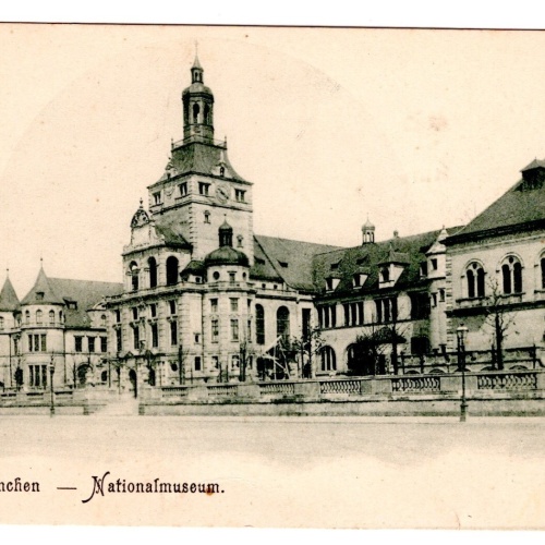 AK, München, Nationalmuseum, Bayern, Ansichtskarte (S7059)