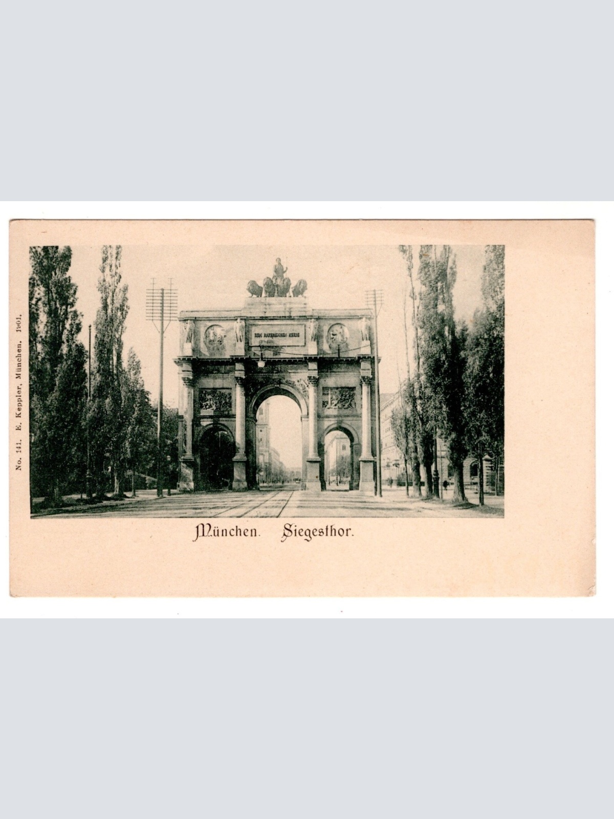 AK, München, Siegesthor, Bayern, Ansichtskarte (S7060)