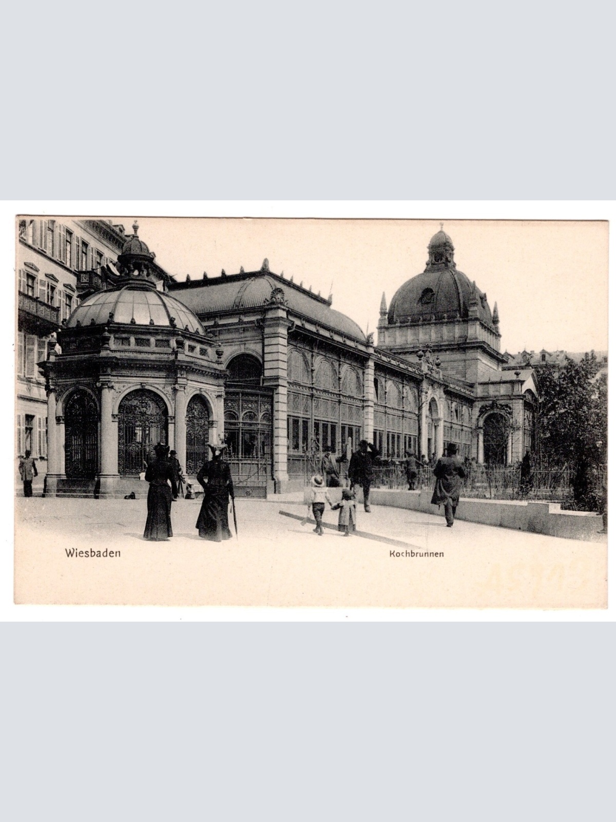 AK, Wiesbaden, Kochbrunnen, Hessen, Ansichtskarte (S7061)