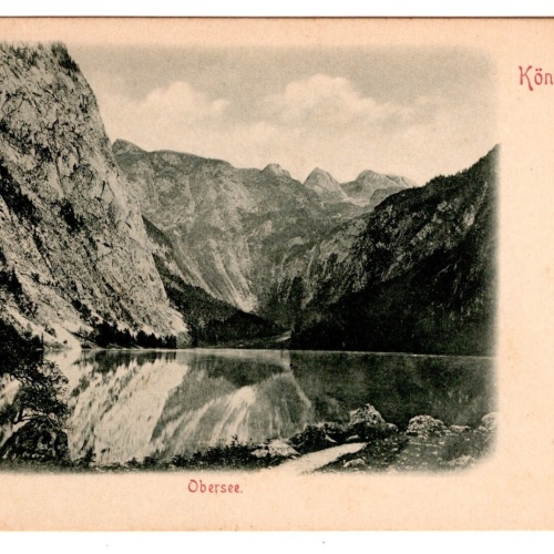 AK, Königssee, Obersee, Bayern, Ansichtskarte (S7064)